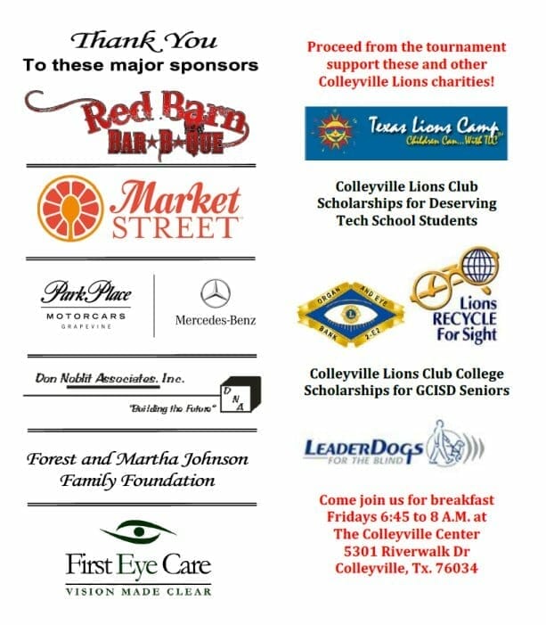Sponsors And Charities