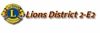 Lions District 2-E2 Logo