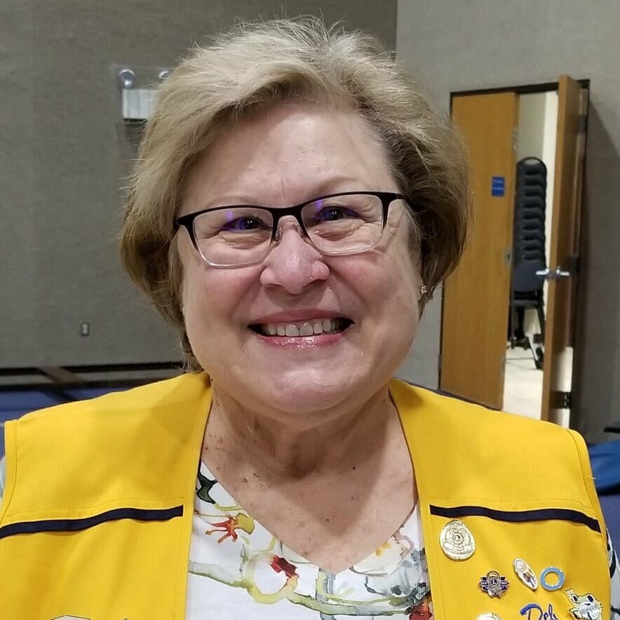 Colleyville Lions Club Officers 6 Lion Deb Cashen