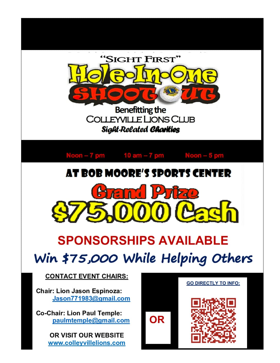 34Th Annual Hole In One Shootout 1 The 34Th Annual Hio Flyer Pdf