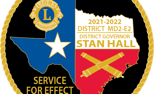 Lions Club District 2-E2 1 Lions Stan Hall Tx