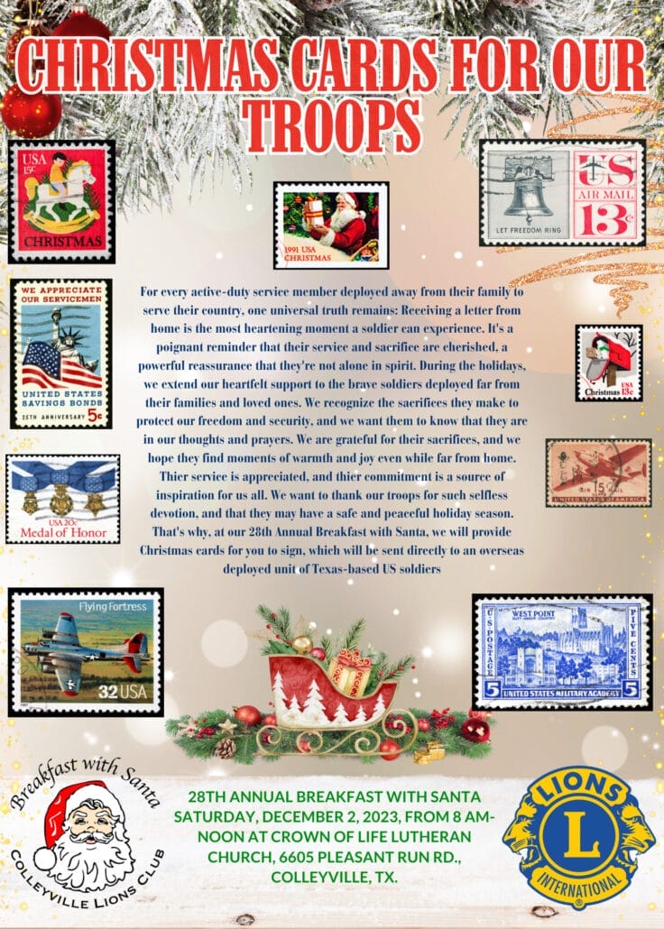 Christmas Cards For Our Troops