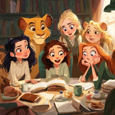 Deb0027 Animated Lady Lions Potluck Bookclub V 7 8Fb4C93F 600D 48Db 89E6 25928893C9Fc 3